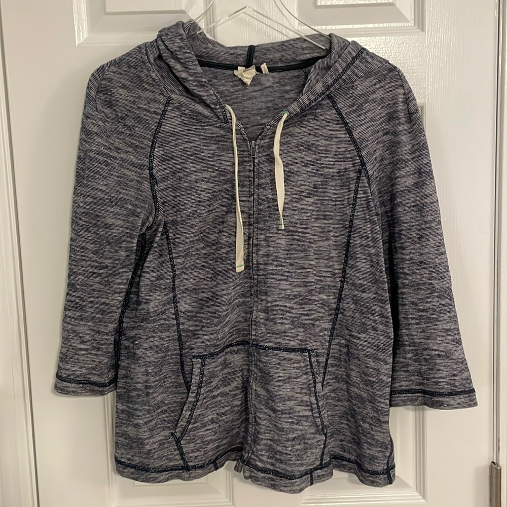Anthropologie Lilka Zip Up Sweatshirt